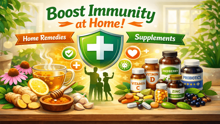 Boost Immunity at home I Home Remedies I Supplements